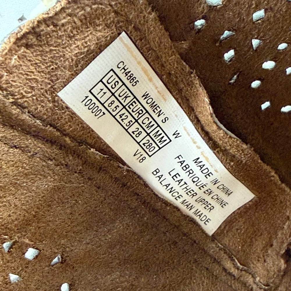Rockport Cobb Hill Sandals Women's 11W Leather Laser Cut Wedge Casual Career